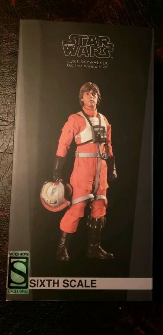 Sideshow 1:6th Scale Star Wars Luke Skywalker: Red Five X - Wing Pilot Exclusive