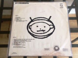 U2: Zooropa - Ultra Rare Ltd Ed Philips Equador Promo Lp Vinyl - 12 - 30384