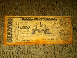 $2 (bank Of Chattanooga) 1800 