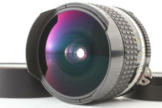 [rare Mint] Nikon Ai Fisheye Nikkor 16mm F2.  8 Wide Mf Lens W/ Cap 375
