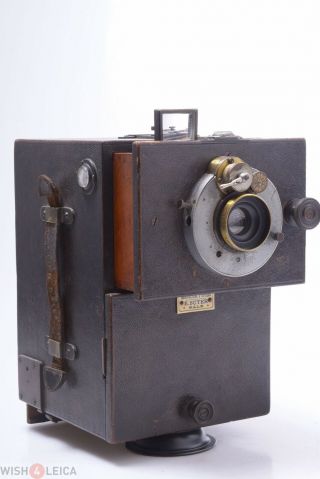 E.  Suter Detective,  ‘hand’ Camera 9x12cm Plate External Shutter Rare