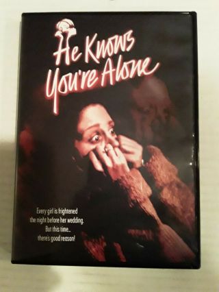 He Knows Youre Alone Dvd Rare Slasher Horror 80 