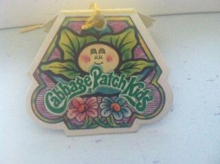 Cabbage Patch Kids The Legend Doll Hanging Tag Logo Wrist Vintage Coleco 1983