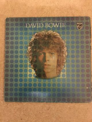 David Bowie - Self Titled (space Oddity) Philips 1st Uk Press 1969 Vg/vg.  V.  Rare