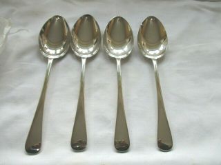 4 X Vintage Silver Plated Epns A1 Table Spoons.  J B Chatterley 8.  1/4 "