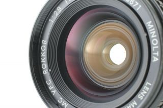 RARE,  MINOLTA MC VFC ROKKOR 24mm F/2.  8 Lens from JAPAN 2
