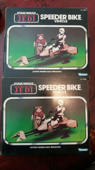 Star Wars Speeder Bike 1983 Unopen You Get Two