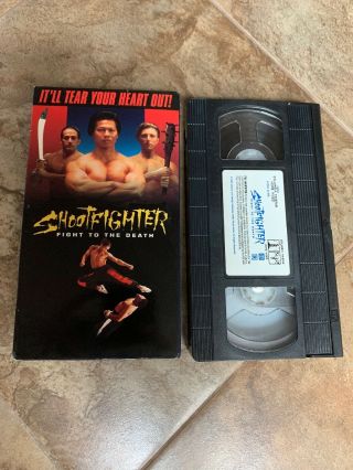 Shootfighter Fight To The Death Rare Bolo Yeung [vhs]