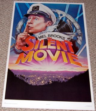 Mel Brooks Silent Movie Merchandised Poster 1976 Dargis 3430 Comedy