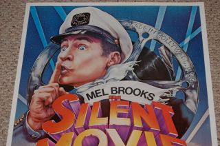 Mel Brooks SILENT MOVIE Merchandised Poster 1976 Dargis 3430 Comedy 2