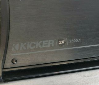 Rare Kicker ZX2500.  1 Old School Amp Car Mono Amplifier 2
