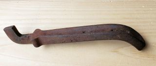 Antique Cast Iron Cook Wood Stove Lid Lifter Handle Cs 64