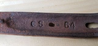 Antique Cast Iron Cook Wood Stove Lid Lifter Handle CS 64 2