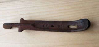 Antique Cast Iron Cook Wood Stove Lid Lifter Handle CS 64 3