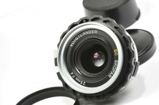 RARE Voigtlander SKOPAR SC 25mm f /4,  Contax C / Nikon S mount for rangefinder 2