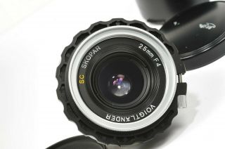 RARE Voigtlander SKOPAR SC 25mm f /4,  Contax C / Nikon S mount for rangefinder 3