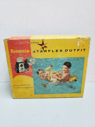 Kodak Brownie Starflex Camera Outfit In Box/antiques