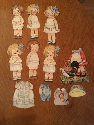 Dolly Dingle Paper Dolls From The 1920s - Very Cute