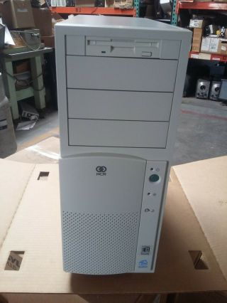 Rare Vintage Ncr 3259 Mini Tower Computer (166mhz,  8mb,  252mb) Windows 95 -