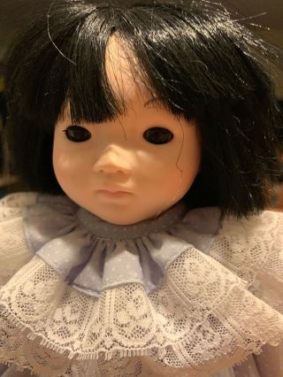 Vintage Dolls By Pauline 14 " Vinyl/cloth Asian Girl Doll Wearing Tagged Clothes