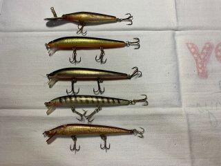 4 Bagley Bang - O - Lure & One Go - Devil Old Fishing Lures 8