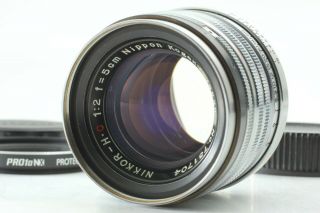 Rare [near " Black Belt " ] Nikon Nikkor H.  C Hc 5cm 50mm F2 Leica L39 Ltm Jp
