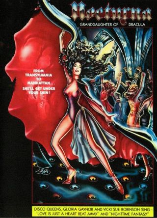 Nocturna Aka " Nocturna: Granddaughter Of Dracula " Rare Vampire Dvd Film 1979