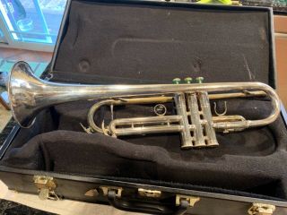 Getzen Edwards Rare Vintage Silver Trumpet Shape