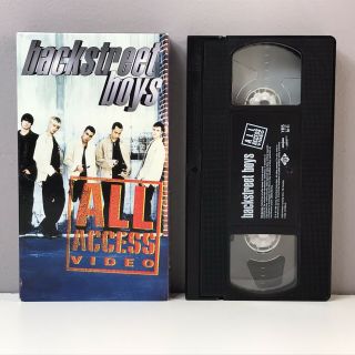 Backstreet Boys All Access Video Vhs Tape Nearly Rare 1998 Oop Jt Timberlake