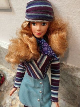 Barbie 1991 Doll Superstar Collector Complete Suit Hat Scarf Shoes Dress Pants
