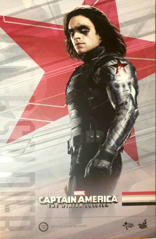 Hot Toys Mms241 Captain America Winter Soldier Bucky Barnes Sebastian Stan