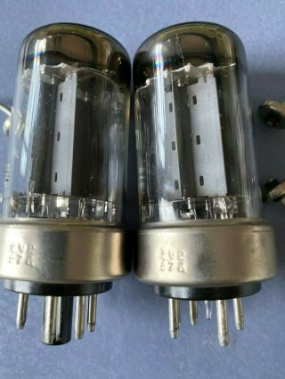 Valvo GZ34 metal base matched tubes - rare 1950 ' s: among the best there is 2