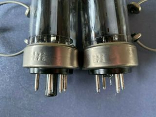 Valvo GZ34 metal base matched tubes - rare 1950 ' s: among the best there is 3