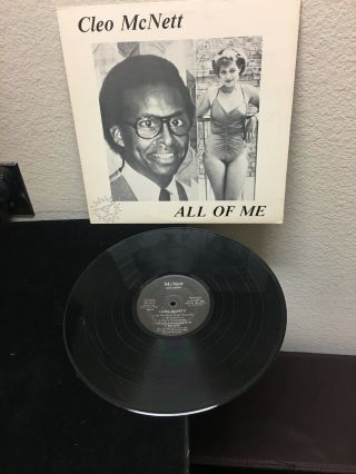 Rare Orig.  Cleo Mcnett Lp - All Of Me - Rare Private Press Funk Boogie From Tx Nm