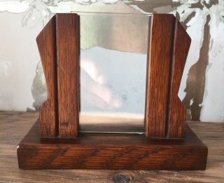 Art Deco Small Oak Photo Frame