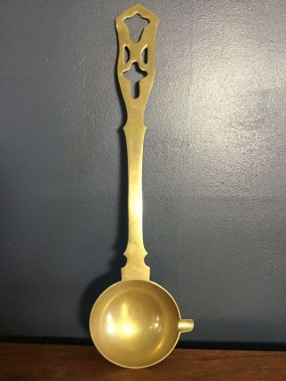 Vintage Large Brass Ladle / Spoon Wall Hanging (no.  2)