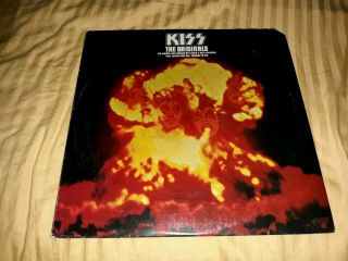 Very Rare Kiss The Originals White Label Promo 1976 With All Inserts