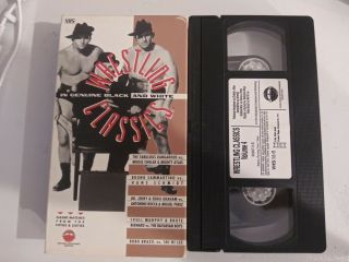 Wrestling Classics - Volume.  4 - (VHS,  1991) Rare 3