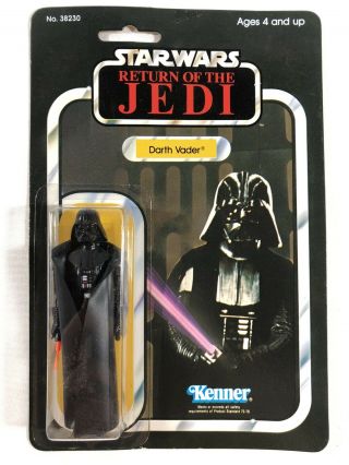 Q Star Wars Darth Vader Rotj Vintage Action Figure 1983 Return Of The Jedi