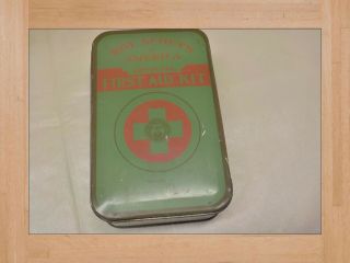 Vintage/antique Boy Scouts Of America Official First Aid Kit - Johnson & Johnson
