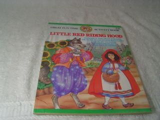Little Red Riding Hood Great Fun Time Activity & Paper Doll Book E4000 - 31