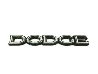 Dodge Adventurer Dart Coronet Polara Rear Gate Emblem Badge Logo Sign Oem (1985)