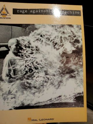 Rage Against The Machine Guitar Tab Rock Music Song Book Rare Hal Leonard