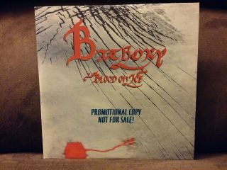 Bathory Blood On Ice Rare 3 - Track Advance Promo Only Cd Ep Cardsleeve Black Mark