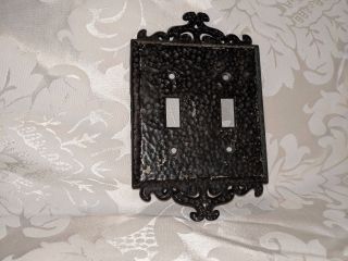 Vintage Cast Iron Metal Outlet Light Switch
