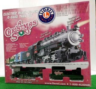 Lionel 6 - 30118 " A - Christmas Story " Electric Ready - To - Run O - Gauge Train Set Rare
