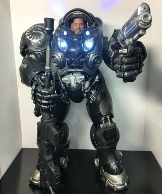 Sideshow 100181 Blizzard Starcraft Ii Jim Raynor 1/6 Action Figure Open Display