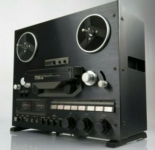 Teac X700R Rare Black 4 Track Bi Directional Record Reel to Reel Tape Player 2