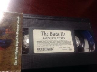 GOODTIMES The Birds II: Land ' s End VHS HORROR movie Made for TV Rare OOP Birds 2 3