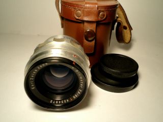 M42 Carl Zeiss Jena Biometar 1q Red T 1:2,  8/80mm Rare Top Vintage Lens
